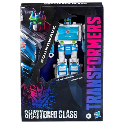Hasbro Transformers Laserbeak Ravage Soundwave 3 Pack Shattered Glass Figure Toy • $61.65