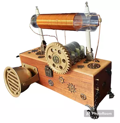 Crystal Radio Highly Sensitive Radiant Resonance Steampunk. Vintage Parts 1930's • $595