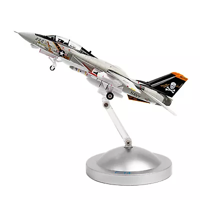 1/100 F14A Jet F-14A Tomcat Fighter Attack Alloy Aircraft Model Static Display • $49.99