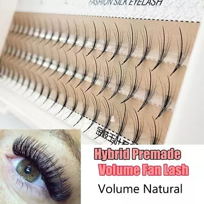 Long Volume Lash Eyelashes Extension Premade Volume Fan Hybrid Fan Lashes • $11.82