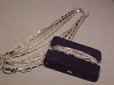 Vintage Sarah Coventry  Chiffon  (1977) Necklace & Bracelet (on Card)  Set • $2.25