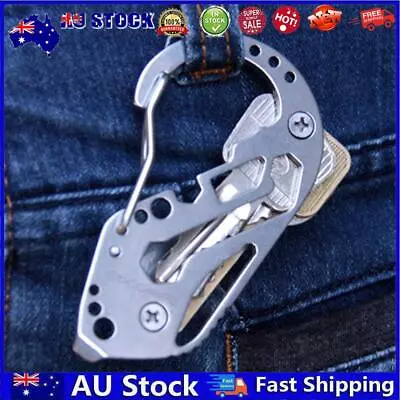 AU Climbing Carabiners EDC Gear Keyring Carabiners Survival Tools For Hiking Tra • $7.43
