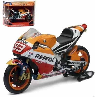 New Ray 1:12 Marc Marquez MOTO GP Repsol Honda RC213V Toy Model Road Bike • £26.49