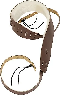 $39.99 • Buy Levy's Leathers PM14-BRN Genuine Leather Banjo Strap With Sheepskin, Brown