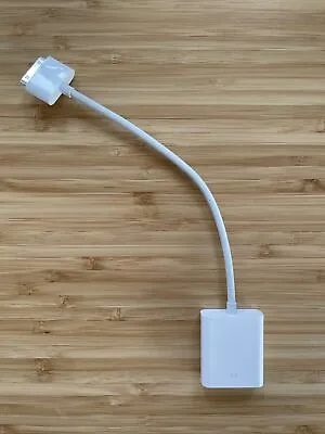 Apple 30-pin To VGA Adapter Cable Model A1368 IPad IPod IPhone White • £5