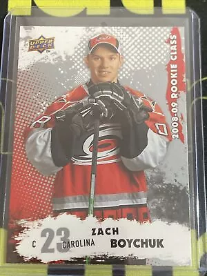 2008-09 Upper Deck Rookie Class Carolina Hurricanes Hockey Card #19 Zach Boychuk • $0.99
