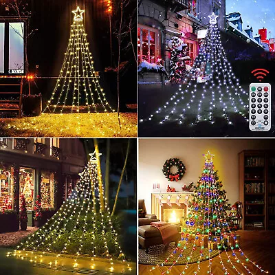 317 LED Christmas Star String Lights Xmas Tree Toppers Fairy Decoration Hanging • $27.99