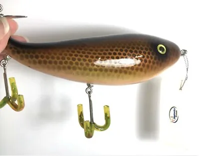 Fishing Ornament Lure Gourd By Whimpy Hogan Ornament 6” Unique! • $15