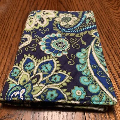 Vera Bradley Floral Blue Paperback Book/Journal Cover “Like New” • $18