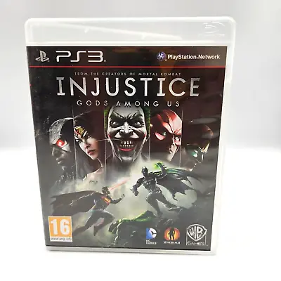 INJUSTICE: Gods Among Us (Sony Playstation PS3) Complete With Manual - Tested • $14