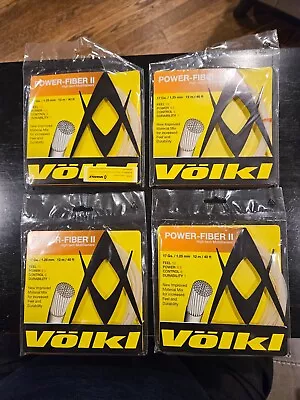 Volkl Power Fiber Ii 17 Gauge Tennis String Sets 4 Sets Brand New • $27.99