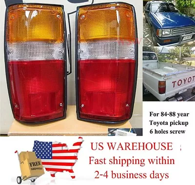 Tail Rear Light Lamp For 84 85 86 87 88 Toyota Hilux Mk2 Ln65 Yn65 2/4wd Pickup • $59.99