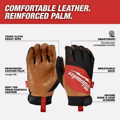 Milwaukee Leather Performance Gloves • $17.80