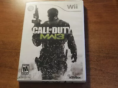 CALL OF DUTY MW3 Wii CHOOSE WITH/WITHOUT A CASE $.75 SHIPPING • $3