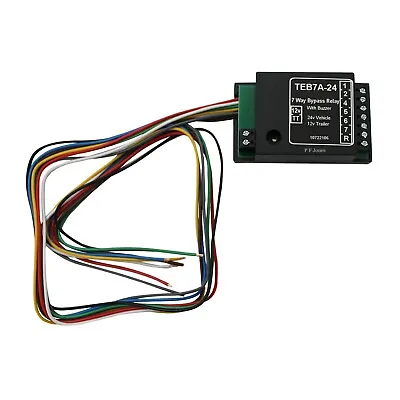 Universal TEB7A-24 Bypass Relay Towing Electrics / Towbar Wiring 24V To 12V • £31