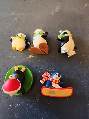 Hallmark Christmas Ornaments 6 Miniature /Small Holiday Penguins Dress Up Play • $12.99