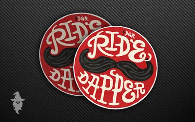 The Distinguished Gentleman's Ride - Ride Dapper Sticker Set | DGR | Cafe Racer • $13.30