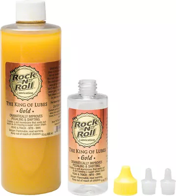 Rock-N-Roll Gold Bike Chain Lube - 16oz Drip • $27.08