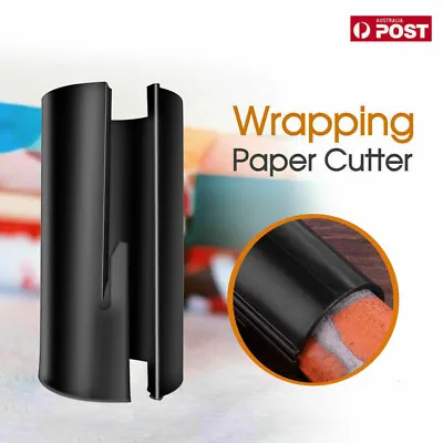 $7.69 • Buy Sliding Wrapping Paper Cutter Craft Seconds Wrap Paper Christmas Cut Tools VW AU