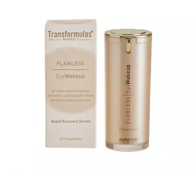 Transformulas FlawLess Eye Wake Up Rapid Recovery Serum 17.5ml - Brand New Boxed • £22.99