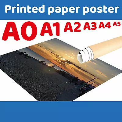 Your Photo As Poster FULL Colour A0 A1 A2 A3 A4 Personalised Custom Prints • £19