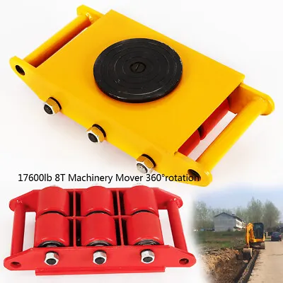 8-Ton Machinery Roller Mover Heavy Duty Machine Dolly Skate Cargo Moving Tool • $62.70
