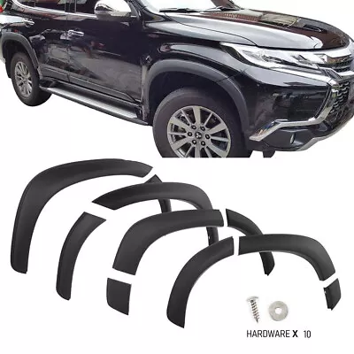 Slim Fender Flares For Mitsubishi Pajero Sport QE QF 2015-2019 Wheel Arch Trim • $169