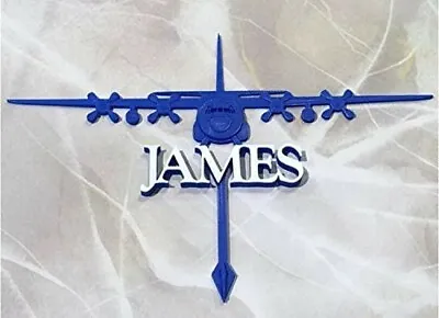 Personalized Air Plane Cake Topper Air Force C130 Cake Topper • $15.99