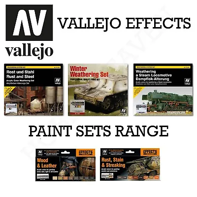 Vallejo Effects Paint Sets Range Acrylics Fast Shipping • £21.49