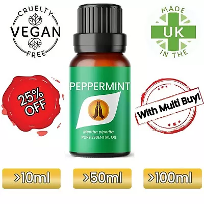 £10.99 • Buy Peppermint Essential Oil | Natural Pure Oil | Mouse Bug Insect Spider Repellent