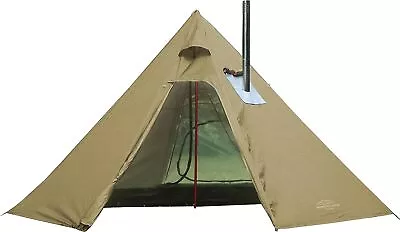  Lightweight Teepee Tents Tipi Hot Tent With Fire Retardant Flue Pipes/Floor Mat • $139.80