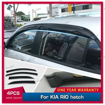 AUSGO Weather Shields For KIA RIO YB Hatch 2017-Onwards Window Visors • $65.31
