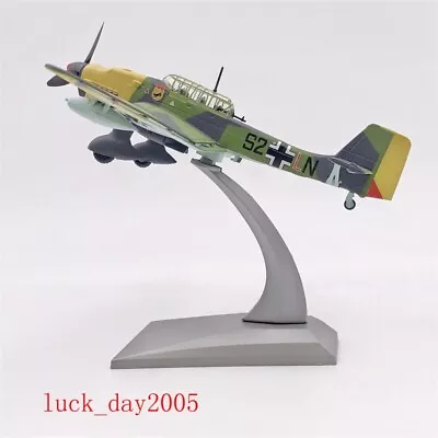 WLTK German Junkers Stuka Ju-87B Dive Bomber 1/72 Diecast Aircraft Model • $27.99