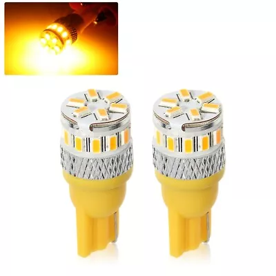 AUXBEAM White Amber Red LED License Plate Light Bulbs T10 194 168 W5W 2825 2821 • $12.98