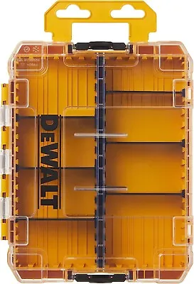 DEWALT TSTAK Tool Box 8-Compartments Clear Lid Organizer Side Latches For ... • $10.65