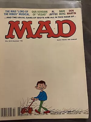 +++ Mad Magazine #210 October 1979 VG Shipping Included • $9.90