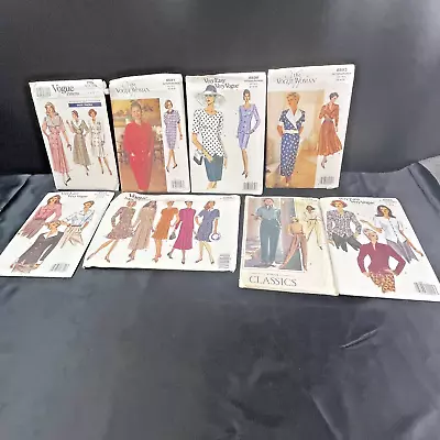 Vogue Vintage Sewing Patterns Lot If 8 Uncut Size 12-14-16 Classics Very Easy • $19.98