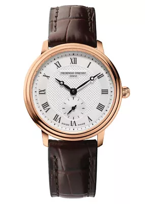 Frederique Constant Brown Womens Analogue Watch Slimline FC-235M1S4 • $729