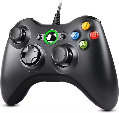 Xbox 360 Controller USB Wired Gamepad Joystick With Improved Dual Vibration And • $31