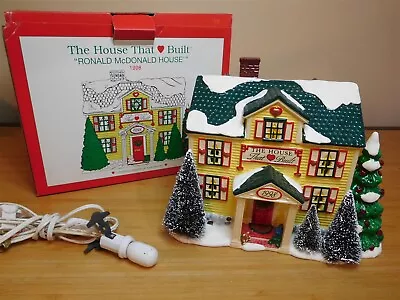 Dept 56 Snow Village - 1998 Ronald McDonald House -The House That Love Built MIB • $34.99