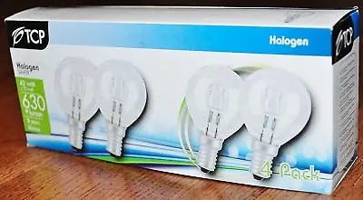 Pack Of 4 G45 Mini Globe ECO Halogen 42w=55w Dimmable Energy Saver Light Bulbs • £6.99