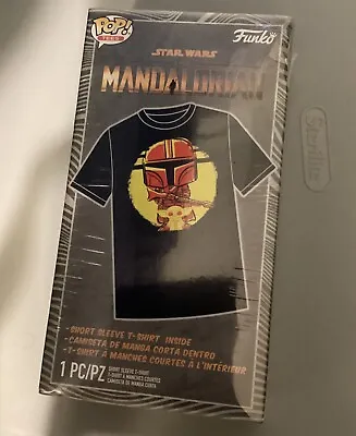 Funko Pop TEE The Mandalorian & Child Boxed Unisex T-Shirt Medium M - NEW SEALED • $11.99