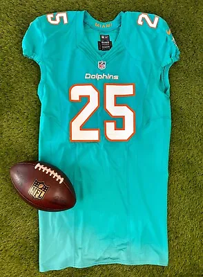Team Issued Miami Dolphins Xavien Howard Authentic Nike NFL Football Jersey Pro • $259.99