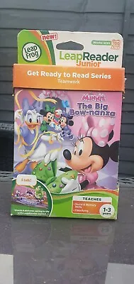 LeapFrog Disney Minnie Mouse The Big Bow-Nanza For LeapReader Junior & Tag • £6.99