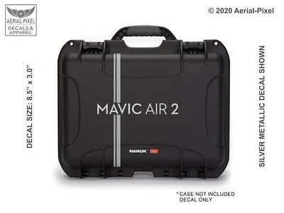 DJI Mavic Air 2 Drone Case Decal  For Nanuk Pelican GoProfessional GPC & More  • $9