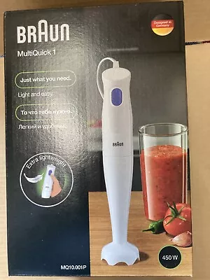 Braun MultiQuick Hand Held Blender Mixer Soup Baby Mash Smoothie Maker BPA Free  • £23.99