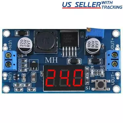 XL6009 LED DC-DC 4.5-32V To 5-35V Voltage Step Up Adjustable Boost W/ Voltmeter • $7.69