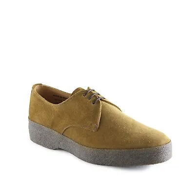 £150 • Buy Sanders Lo Top Plain Gibson Shoes In Indiana Tan Suede
