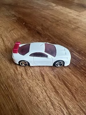 Hot Wheels McDonalds 2003 Mitsubishi Eclipse White & Red Rare Ad Promo Toy • $10