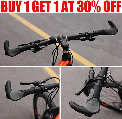 £10.99 • Buy HOT Mountain Bike Handlebar Cover Handle Grip Bar Rubber Horn Grips MTB BicycFL